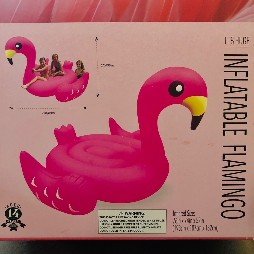 Huge Inflatable Flamingo